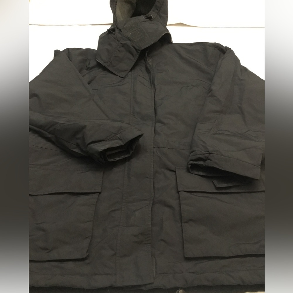 Lands' End Charcoal Fleece Outerwear - Picture 11 of 16